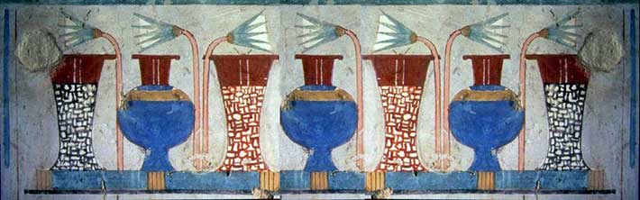 Vasijas esencias sagradas egipcias